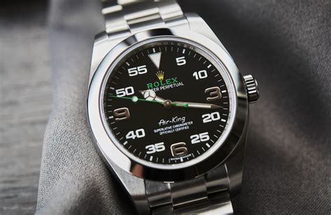 polarising rolex air king review.